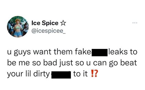 ice spice leak pics|Ice Spice Twitter leak explained as rapper responds to。